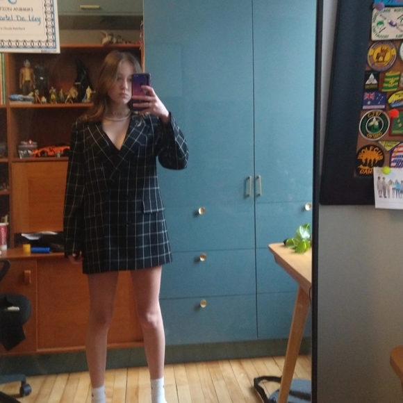 Black and white veston - Picture 1 of 6